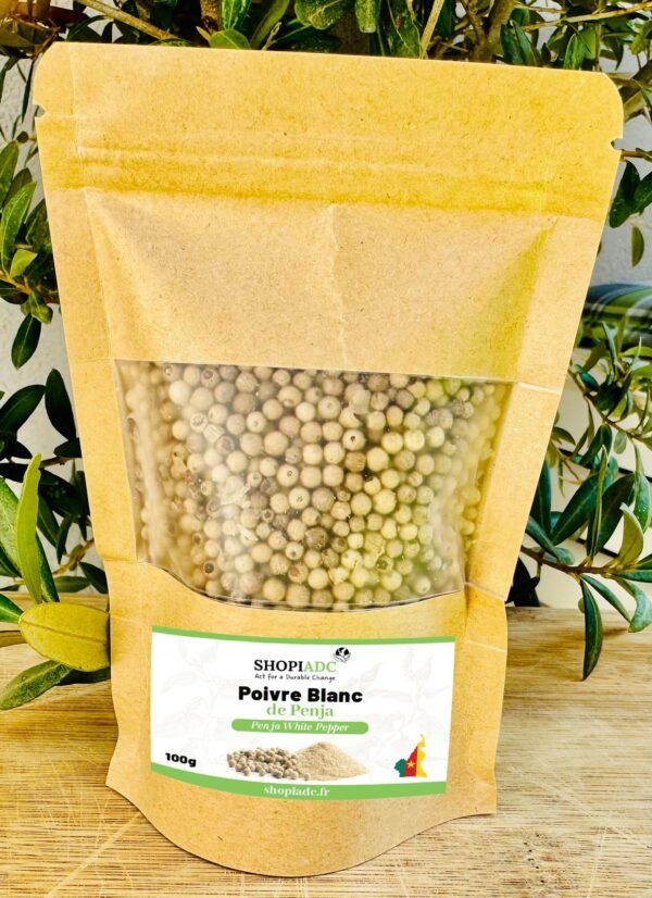Poivre Blanc de Penja Cameroun IGP – Saveur Unique & Authentique en Sachets de 50g et 100g – Image 3